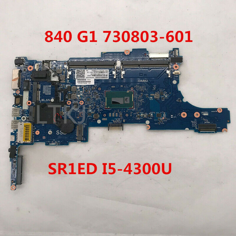 NEW HP 850 840 G1 730803-601 730803-001 6050A2560201 I5-4300U Laptop motherboard